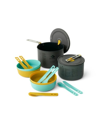Sea to Summit Frontier UL Two Pot Cook Set - [4P] [14 Piece]