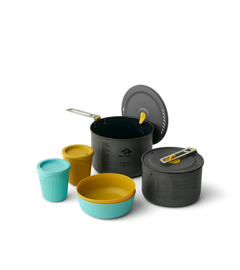 Sea to Summit Frontier UL Two Pot Cook Set - [2P] [6 Piece]
