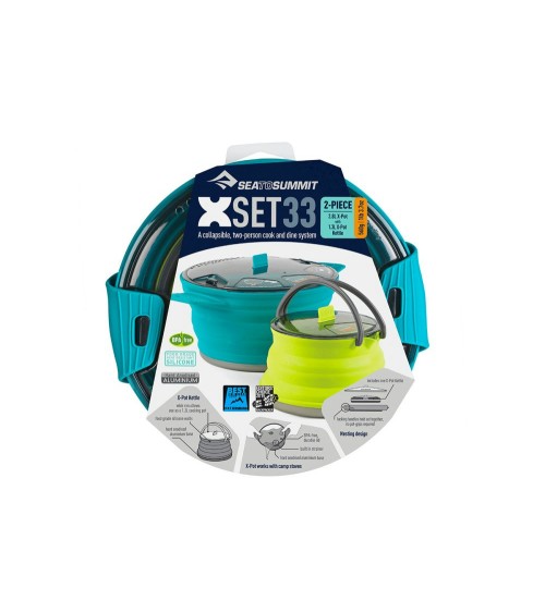Sea to Summit X-Set: 33 2pc (X-Pot 2,8 L, X-Pot Kettle 1,3 L)