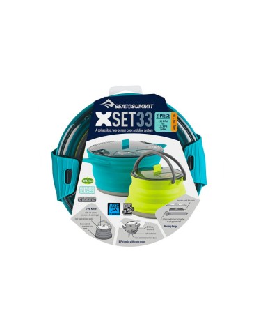 Sea to Summit X-Set: 33 2pc (X-Pot 2,8 L, X-Pot Kettle 1,3 L)