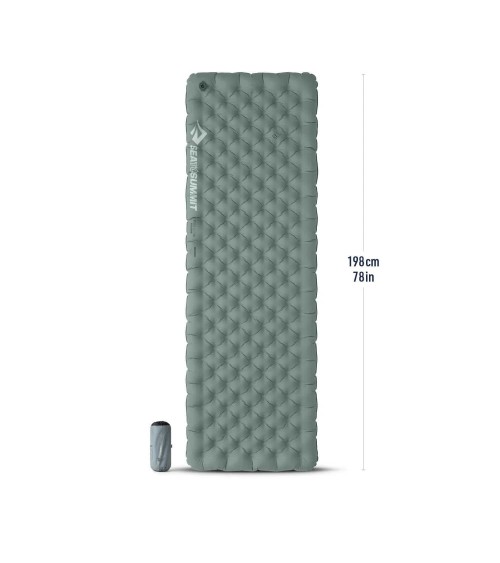 Sea to Summit Ether Light XR Insulated ASC Mat - Rectangular Large Wide grey dark