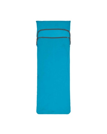 Sea to Summit Breeze magamiskoti sisekott - Insect Shield w/ Pillow Sleeve blue atoll