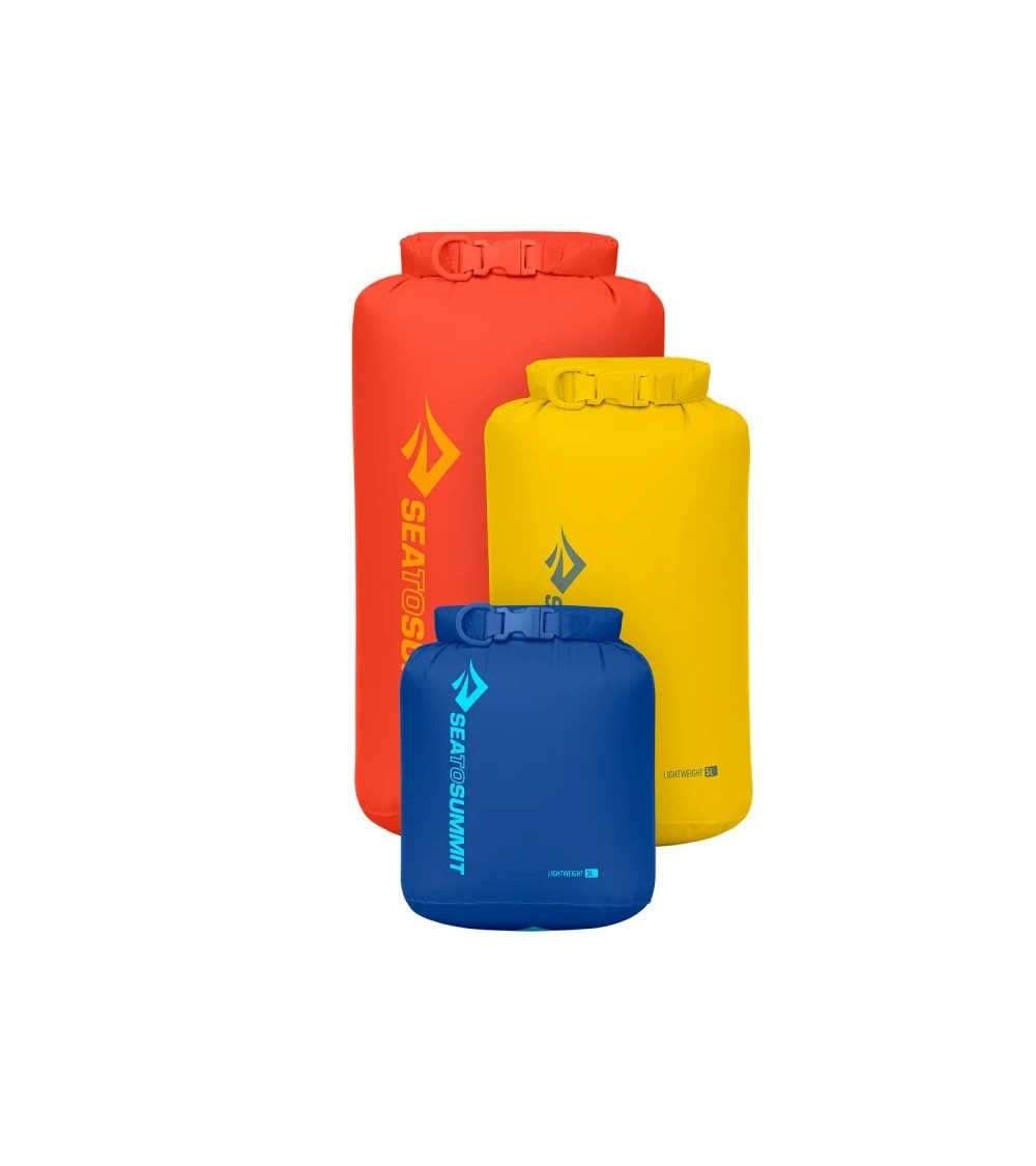 Sea to Summit Lightweight Dry Bag Set - [3 Piece] 3/5/8L color mix