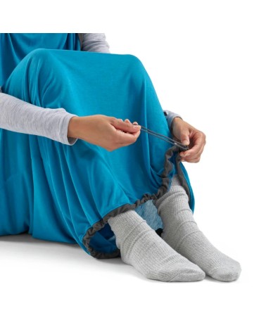 Sea to Summit Breeze Sleeping Bag Liner - Insect Shield w/ Pillow Sleeve blue atoll