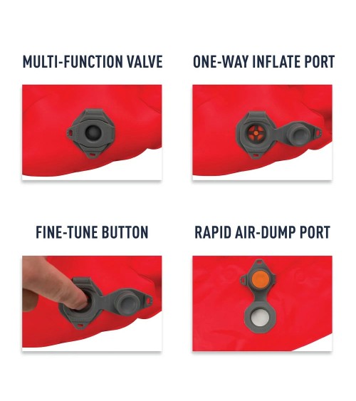 Sea to Summit Comfort Plus Insulated Air Mat Large red