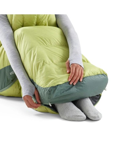 Sea to Summit Ascent Women's -9C Down Sleeping Bag Long celery green