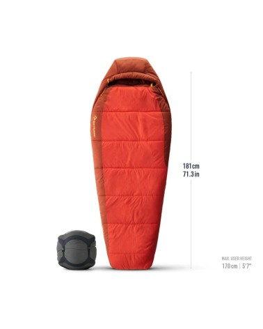 Sea to Summit Hamelin Women's Synthetic Sleeping Bag -9C Regular spicy orange