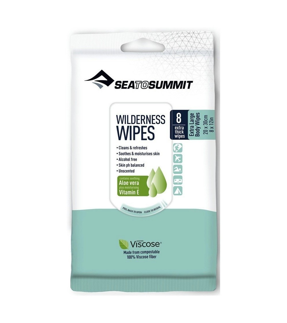Sea to Summit Wilderness Wipes Extra Large - Packet of 8 wipes