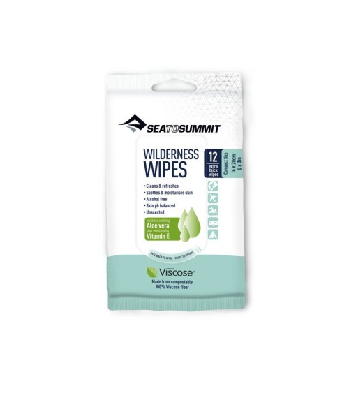 Sea to Summit Wilderness Wipes Compact - Packet of 12 wipes