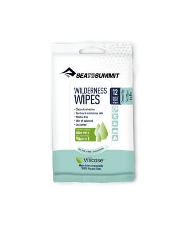 Sea to Summit Wilderness Wipes Compact - 12 salvrätiku pakend