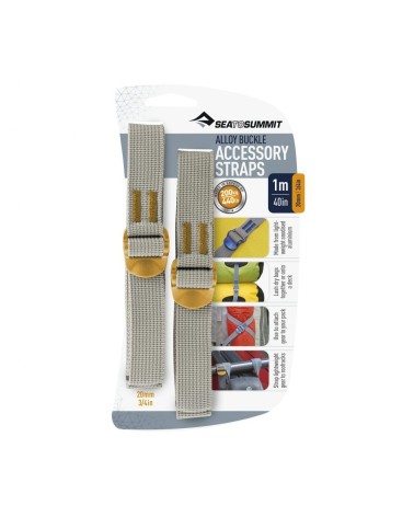 Sea to Summit Accessory Strap 20mm Webbing - 1.0m yellow