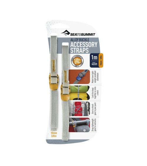 Sea to Summit Accessory Strap 10 mm rihm - 1,0 m kollane