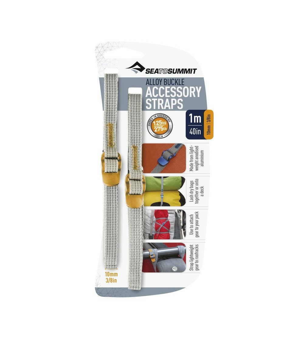 Sea to Summit Accessory Strap 10 mm rihm - 1,0 m kollane