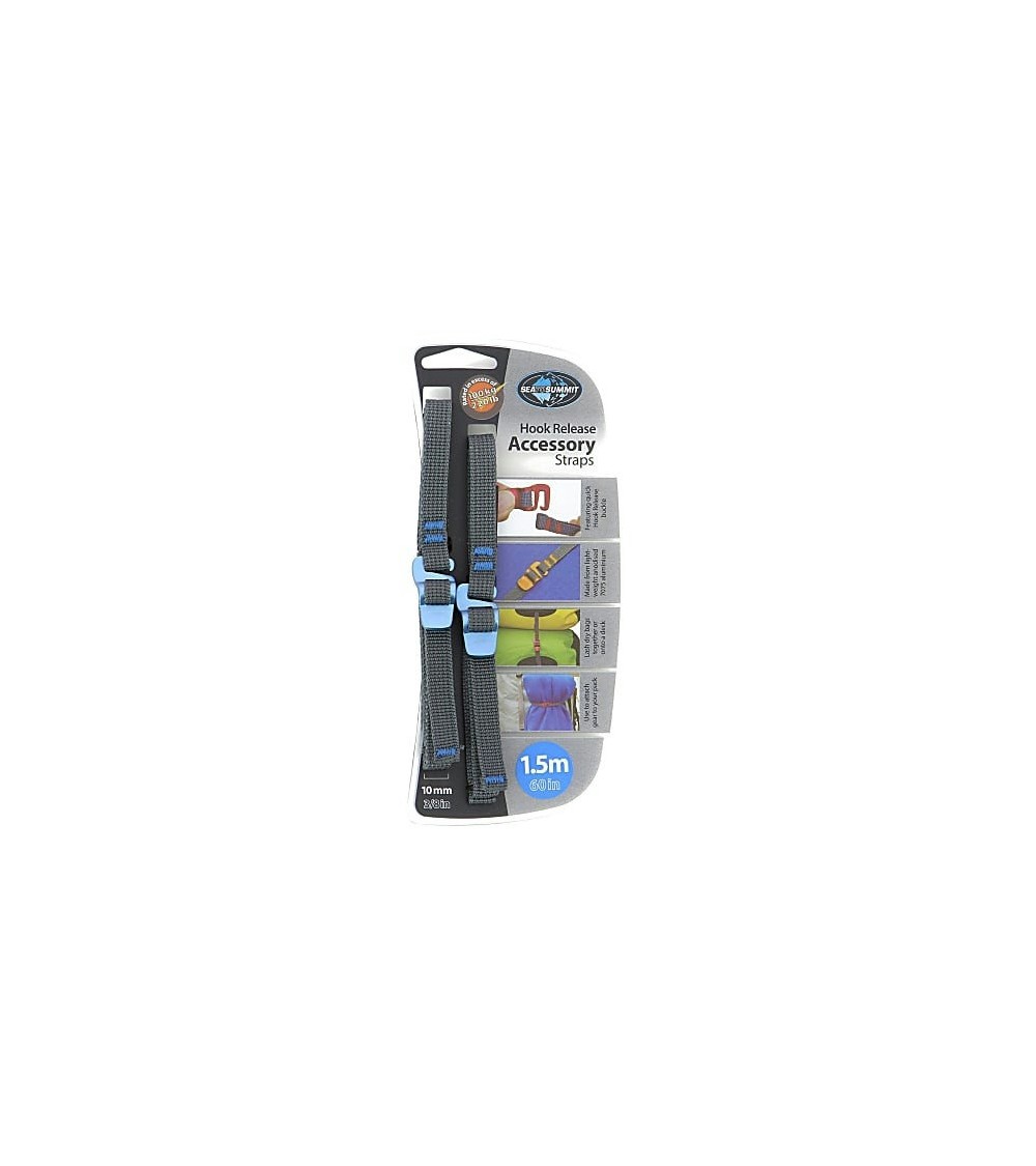 Sea to Summit Accessory Strap w. Hook Buckle 10mm Webbing - 1,5 m sinine