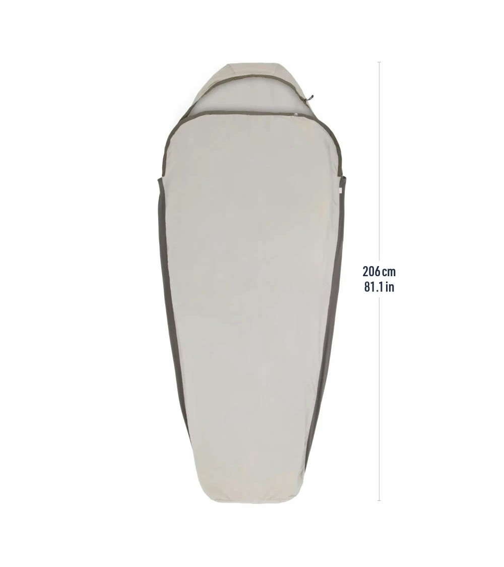 Sea to Summit Silk Blend Sleeping Bag Liner - Mummy - S grey
