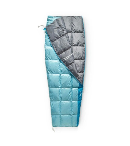 Sea to Summit Traveller 7C Down Sleeping Bag Long aqua sea blue