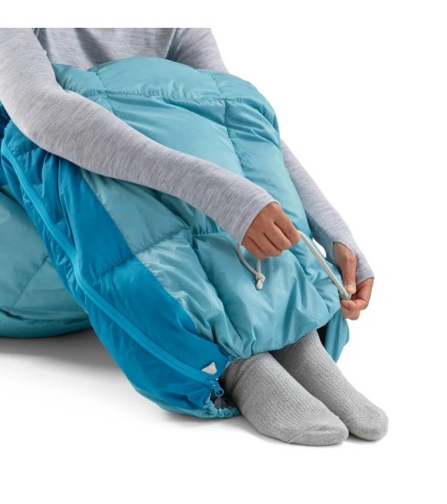 Sea to Summit Traveller 7C Down Sleeping Bag Long aqua sea blue