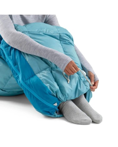 Sea to Summit Traveller 7C Down Sleeping Bag Long aqua sea blue