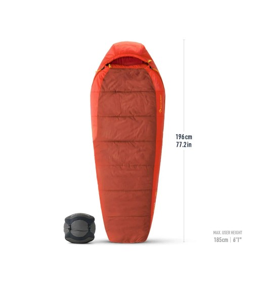 Sea to Summit Hamelin Synthetic magamiskott -9C Long picante red