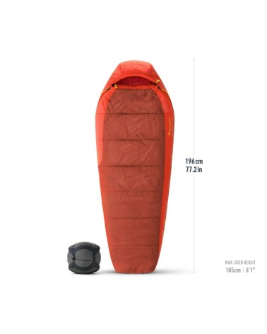 Sea to Summit Hamelin Synthetic magamiskott -9C Long picante red