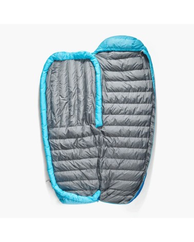 Sea to Summit Trek -9C Down Sleeping Bag Long snorkel blue