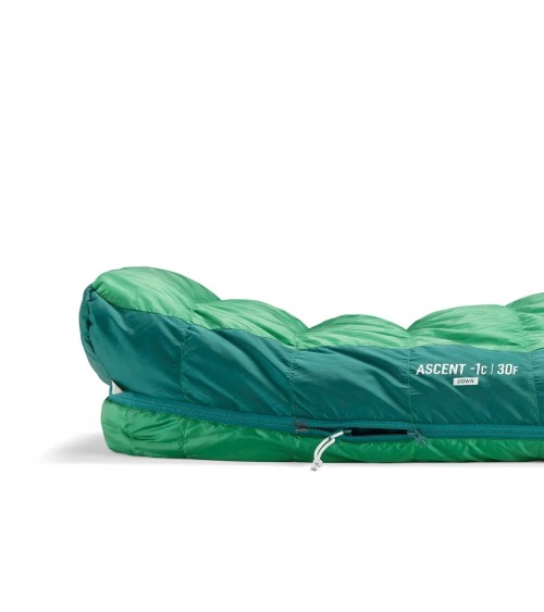 Sea to Summit Ascent -1C Down Sleeping Bag Regular rain forest green