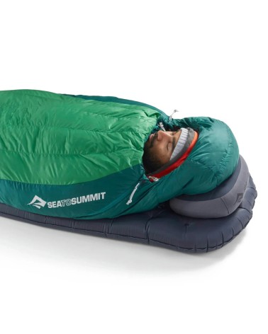 Sea to Summit Ascent -1C Down Sleeping Bag Regular rain forest green
