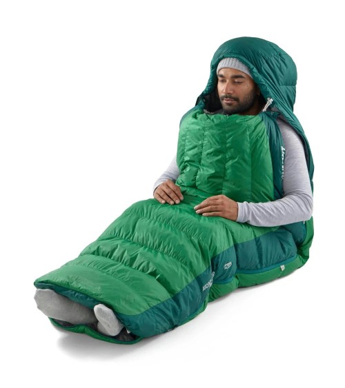 Sea to Summit Ascent -1C Down Sleeping Bag Regular rain forest green