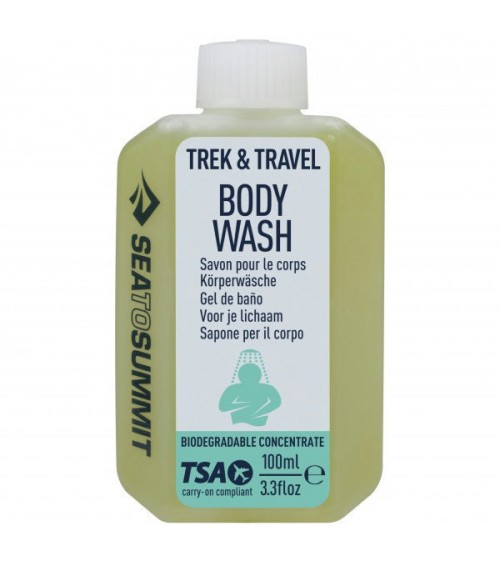 Sea to Summit Trek & Travel vedel dušigeel - 100 ml roheline