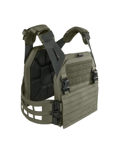 Warrior Laserlõigatud Madala Profiiliga Plaadikandja V2 (Ranger Green)