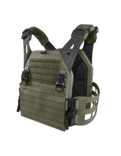 Warrior Laserlõigatud Madala Profiiliga Plaadikandja V2 (Ranger Green)