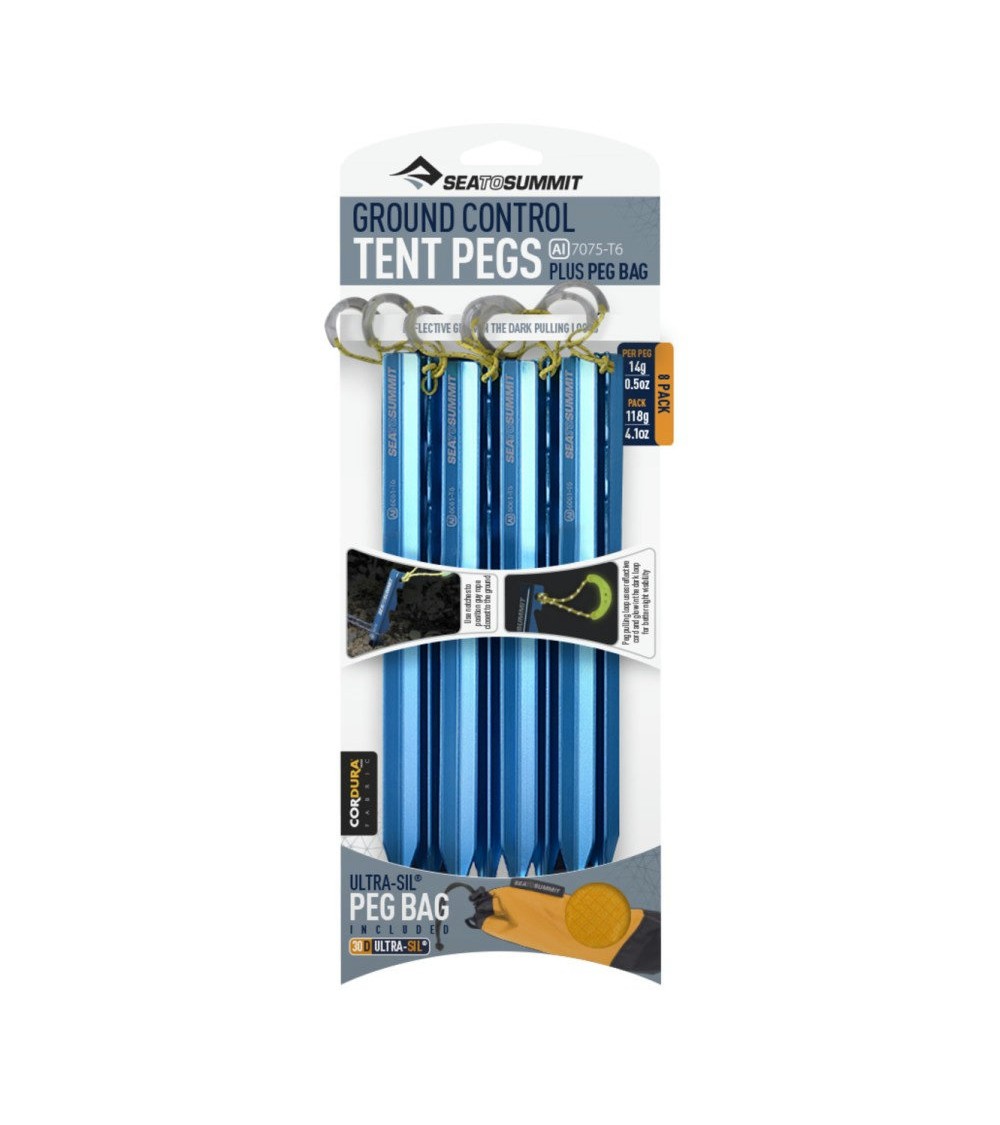 Sea to Summit Ground Control Tent Pegs (8PK)