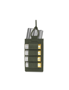 Warrior M4 SINGLE Open Mag Pouch With Shotgun Strip (olive)