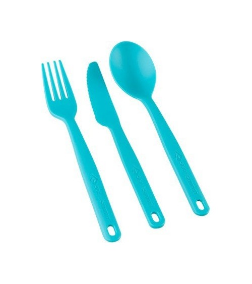 Sea to Summit Camp Cutlery Set - 3pc Charcoal