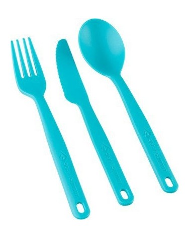 Sea to Summit Camp Cutlery Set - 3-osaline komplekt, Charcoal