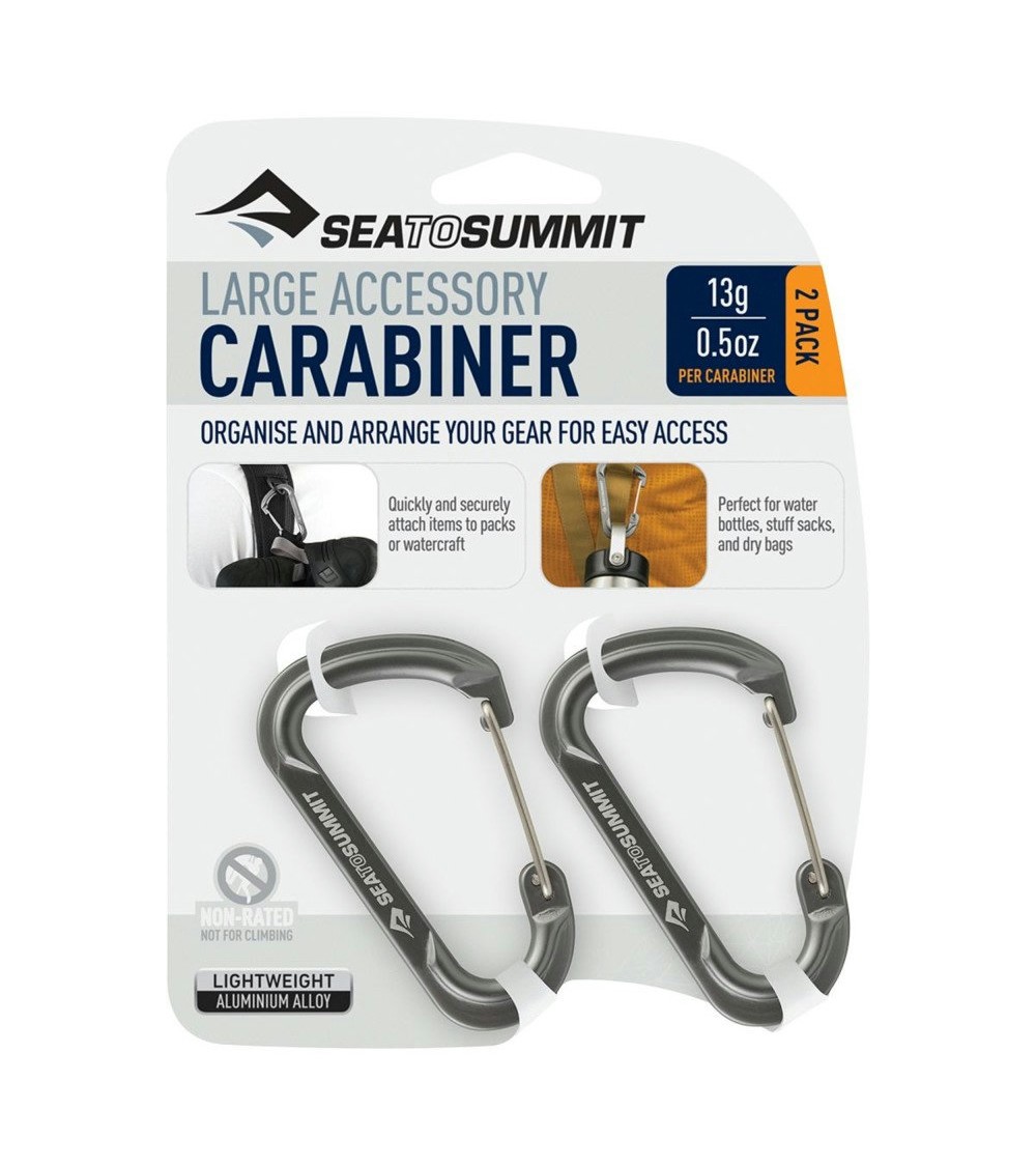Sea to Summit Accessory Carabiner Set - [2 Piece] Large