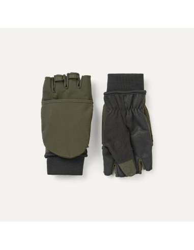 Sealskinz Windproof Cold Weather Convertible Mitt (olive/black)