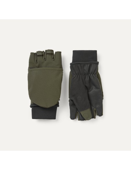 Sealskinz Windproof Cold Weather Convertible Mitt Klapiga Kindad (oliiv/must)