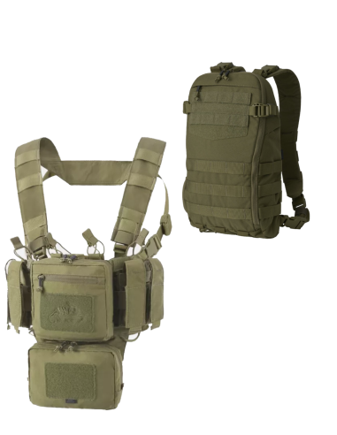 Helikon-Tex Training Mini Rig ja Helikon-Tex Guardian Varustuse Kott Komplekt (oliivroheline)