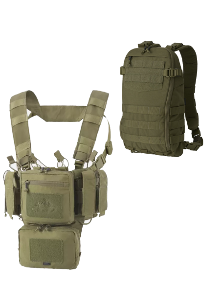 Helikon-Tex Training Mini Rig ja Helikon-Tex Guardian Varustuse Kott Komplekt (oliivroheline)