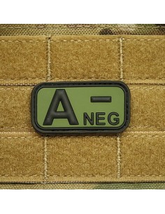 PVC Blood Type patch (A NEG)