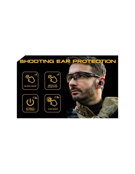 Earmor M20T Electronic Noise Reduction Earplug, with Bluetooth