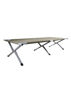 Mil-Tec Steel US Field Cot, with carry bag (olive green)