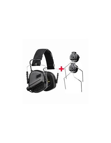 Steelcore Earmor M31Plus Aktiivklapid + ARC Rail Adapterid (must)