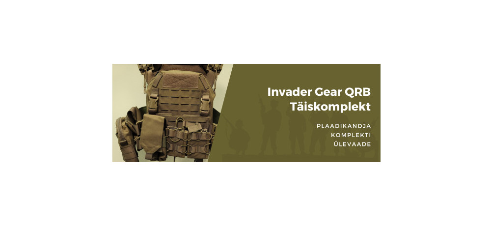 Invader Gear QRB plaadikandja komplekt - valmis kohe kasutamiseks